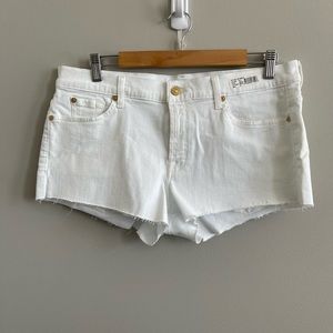 🆕 HP! 7 for all Mankind Stretch Cheeky Denim Shorts